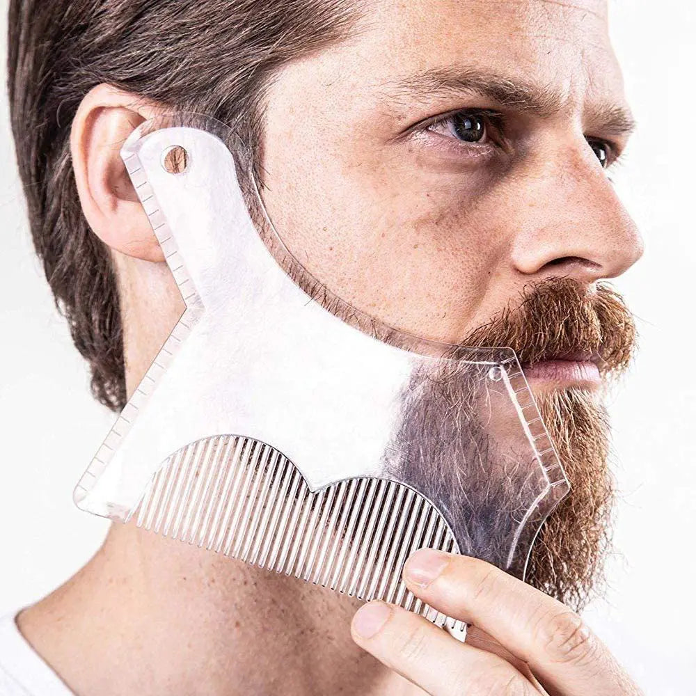 Beard Shaping Stencil