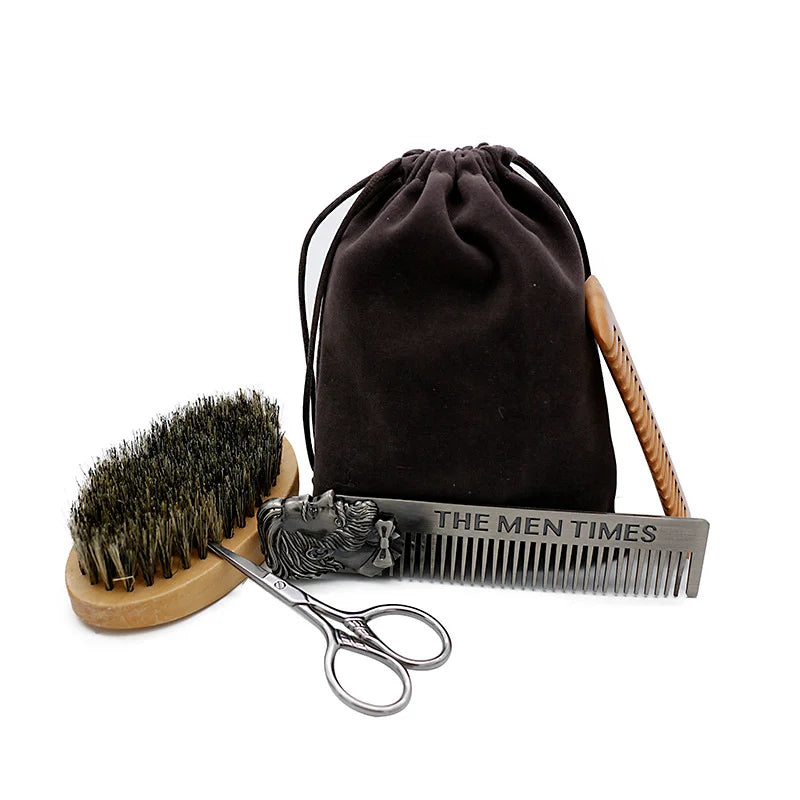 Beard Care Brush Set