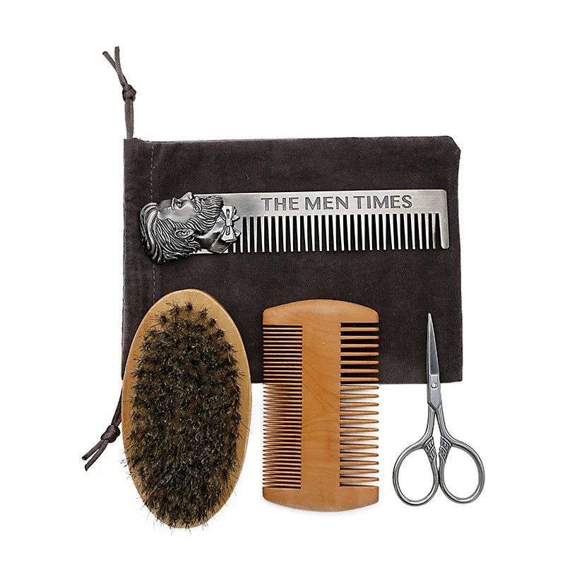 Beard Care Brush Set