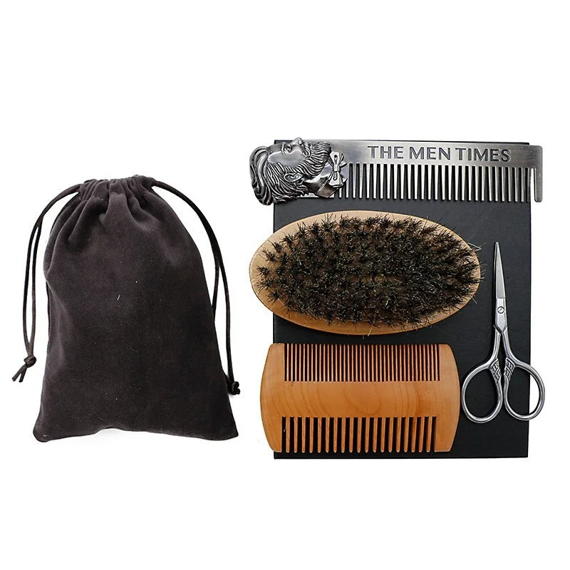 Beard Care Brush Set